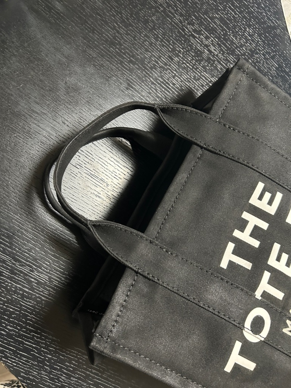 Marc Jacobs Black 'The Tote Bag' Canvas Duffel - Picture 11 of 17